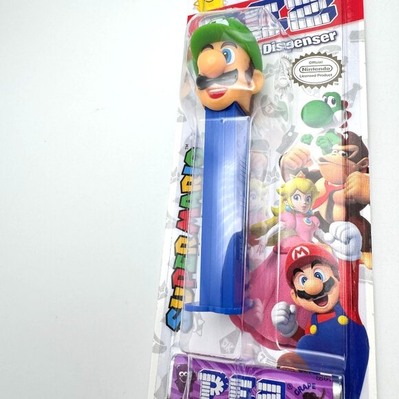 Super Mario Bros. Pez Candy Dispenser 4 pc Set Mario Luigi Princess Peach Yoshi - Picture 3 of 10